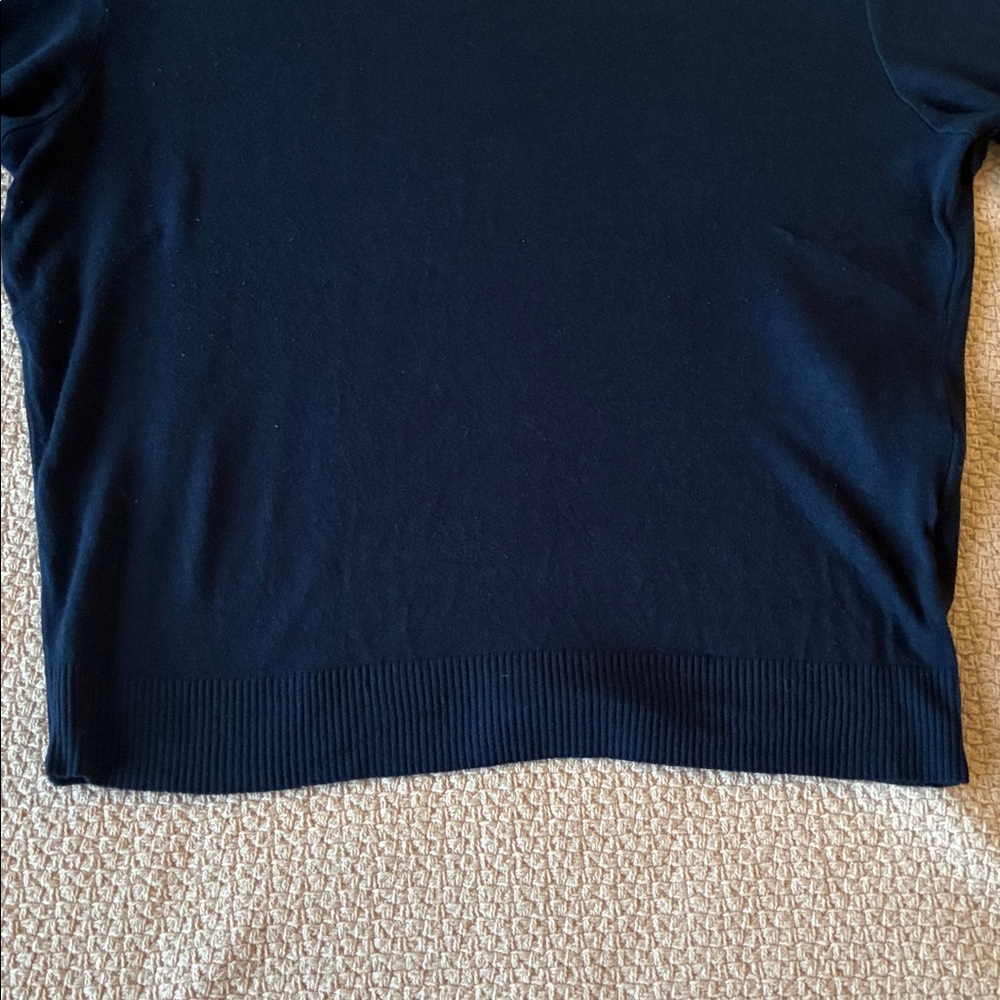 WHISTLES Navy Blue Crop Top - Picture 3 of 12